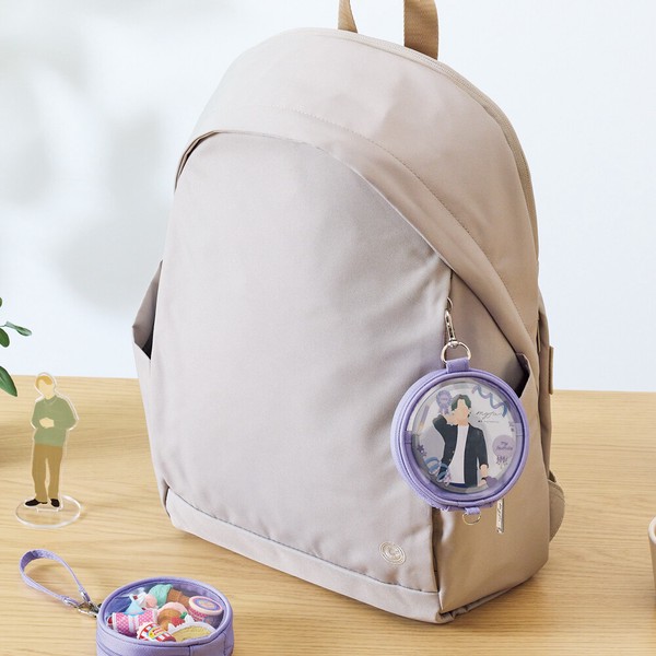 【推し活にオススメ！】myfa デコレーションサークルポーチ 全6色【カプセルトイ/ガチャ/缶バッジ】