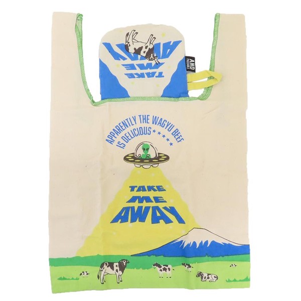 【エコバッグ】AND PACKABLE ミニマルシェバッグ MBHS UFO FARM NT