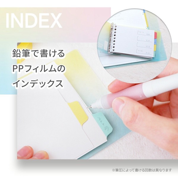 【maruman(マルマン)】セッションバインダー　ミニサイズ　えんぴつで書けるインデックス付き