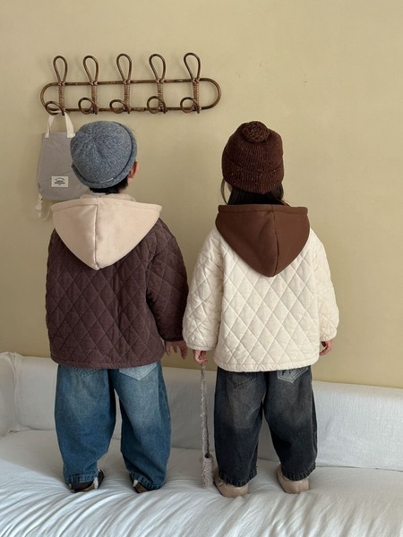 フード付き防寒ブルゾン　カラー2種　サイズ80cm-150cm　より選択　※冬