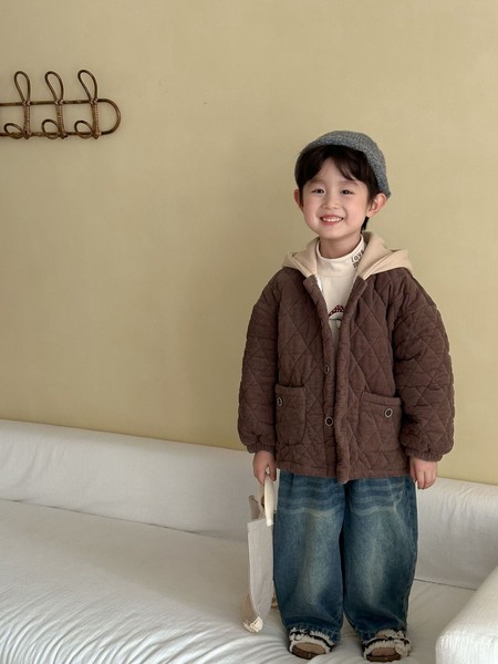 フード付き防寒ブルゾン　カラー2種　サイズ80cm-150cm　より選択　※冬