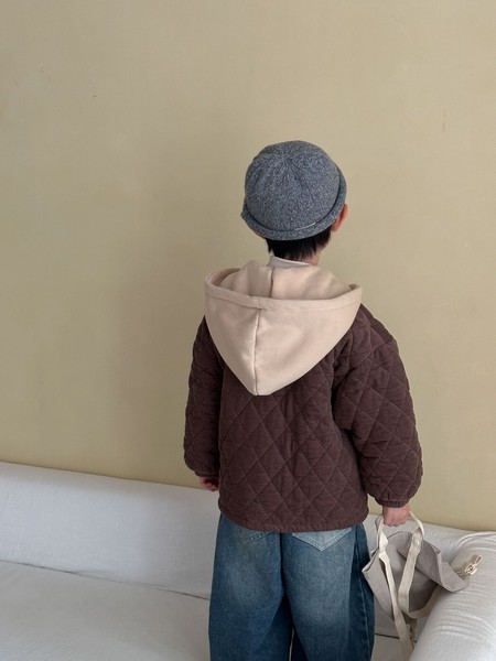 フード付き防寒ブルゾン　カラー2種　サイズ80cm-150cm　より選択　※冬