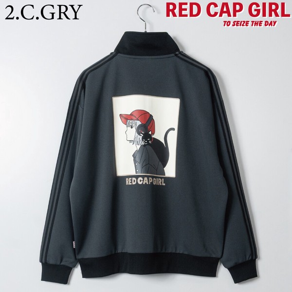 【SPECIAL PRICE】RED CAP GIRL ジャージ バックプリント トラックジャケット