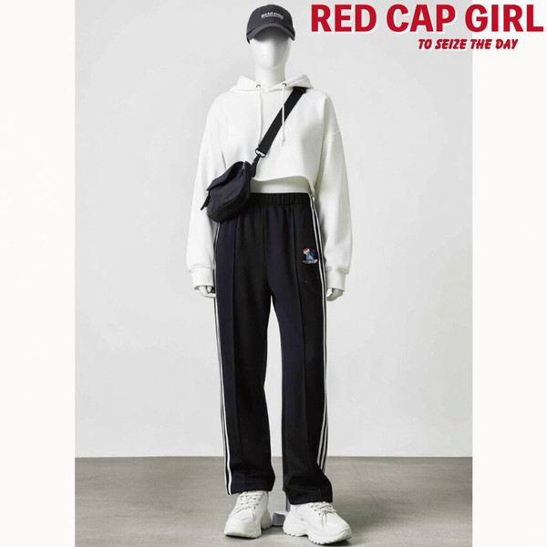 【SPECIAL PRICE】RED CAP GIRL ジャージ フロント刺繍 トラックパンツ