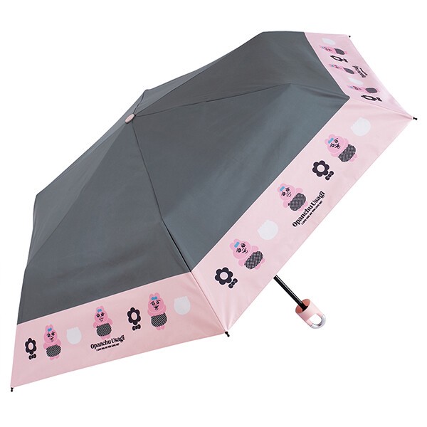 【公式】 晴雨兼用カラビナ付折りたたみ傘 55cm 【おぱんちゅうさぎ シック】 日傘/雨傘 スケーター