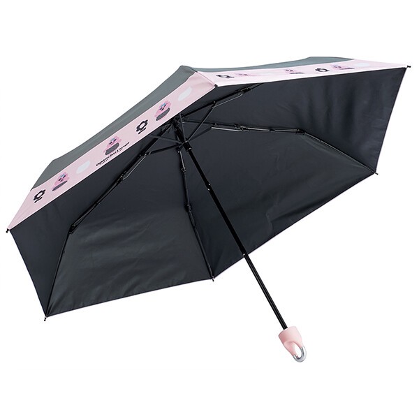 【公式】 晴雨兼用カラビナ付折りたたみ傘 55cm 【おぱんちゅうさぎ シック】 日傘/雨傘 スケーター