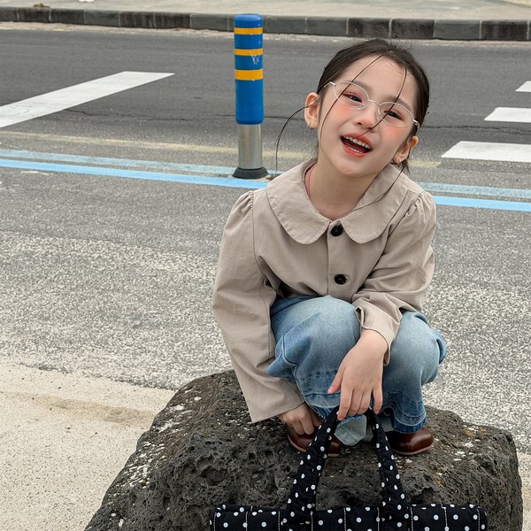 韓国スタイル 2色6サイズ トップス ジャケット 子供 長袖 春 秋