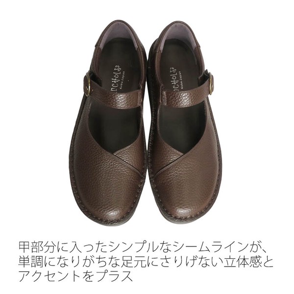 2026春新商品！【60331】シームラインストラップシューズ☆本革☆日本製