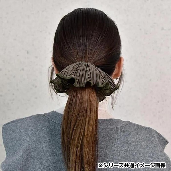 フラワーリング ヘアアクセサリー シュシュット BK・ブラック HSS0010-BK