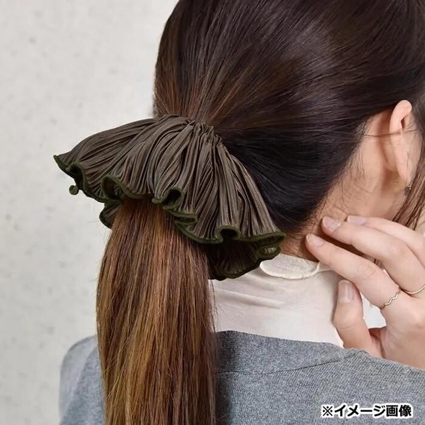 フラワーリング ヘアアクセサリー シュシュット BR・ブラウン HSS0010-BR