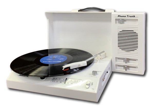 ポータブル レコードプレーヤー ワイヤレス 充電式 PT-02 とうしょう