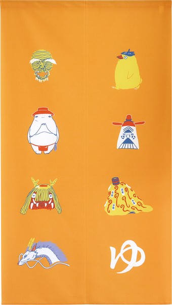 のれん 85X150cm ジブリ 千と千尋の神隠し「吉祥」暖簾 目隠し 和風 和柄