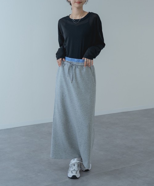 ◇再入荷◇【2026SS新商品】シアーロンT /　トップス　長袖　シアー　透け感　Tシャツ