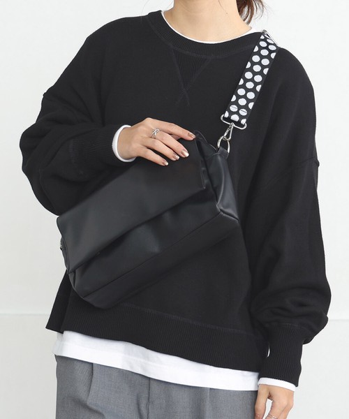 ボディバッグ ショルダー  レディス 2WAY スクエア 合皮 ユニセックス 柄 ゼブラ ドット 人気 売れ筋