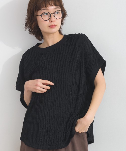 [SD限定] 今期も登場！大人気！フリフリカットソー天竺編み ビッグ Tシャツ【2026春夏新