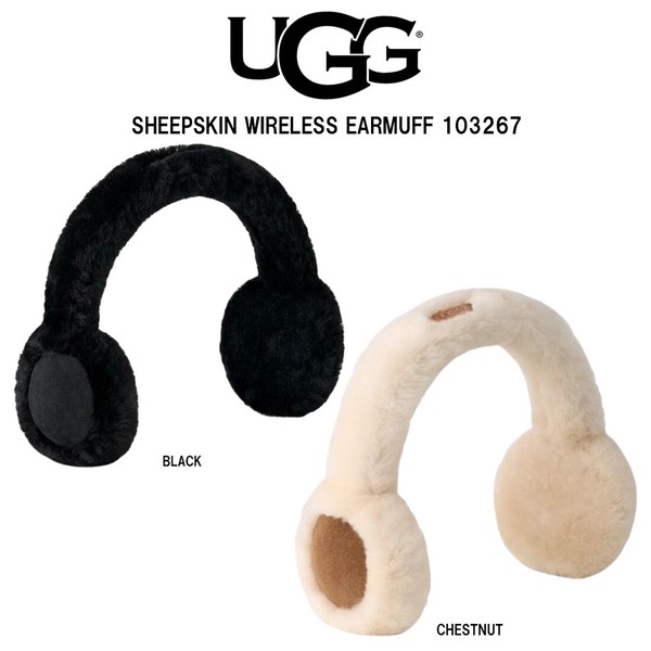 UGG(アグ)イヤーマフ 耳あて イヤマフ シープスキン Bluetooth搭載 ワイヤレスヘッドホン 103267