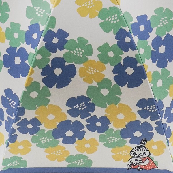 【再入荷】ムーミン コラボ：2026ss 花とリトルミイ 晴雨兼用 ジャンプ傘 日傘 雨傘 長傘