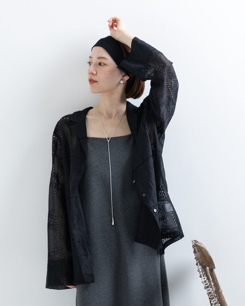 【再入荷】パッチワーク風 総刺繍 シャツ ジャケット 【2026春夏新作】●6/4日追加入荷あり