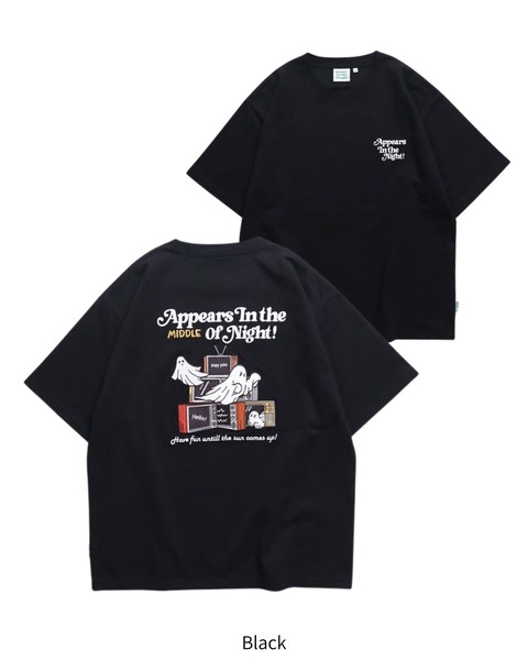 ゴーストテレビ刺繍Tee / 半袖Tシャツ【2026夏物】