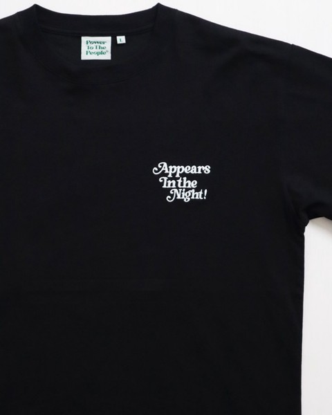 ゴーストテレビ刺繍Tee / 半袖Tシャツ【2026夏物】