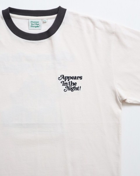 ゴーストテレビ刺繍Tee / 半袖Tシャツ【2026夏物】