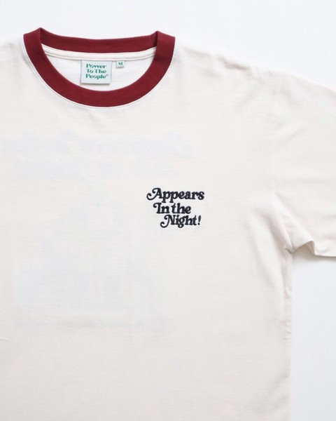 ゴーストテレビ刺繍Tee / 半袖Tシャツ【2026夏物】
