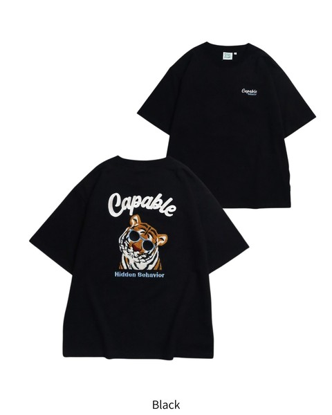 虎サガラ刺繍Tee / 半袖Tシャツ【2026夏物】