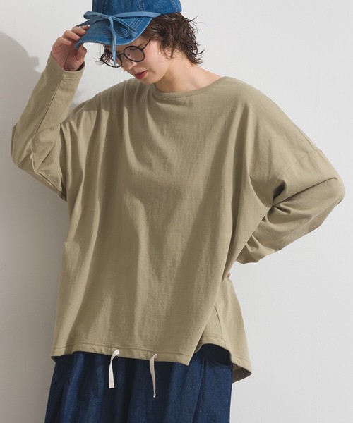 20s天竺 張付けプリント ロンT 長袖 Tシャツ【2026年春夏新作】
