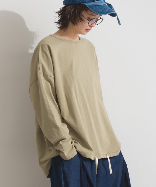 20s天竺 張付けプリント ロンT 長袖 Tシャツ【2026年春夏新作】