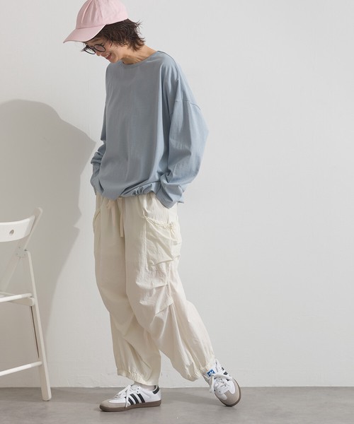 20s天竺 張付けプリント ロンT 長袖 Tシャツ【2026年春夏新作】