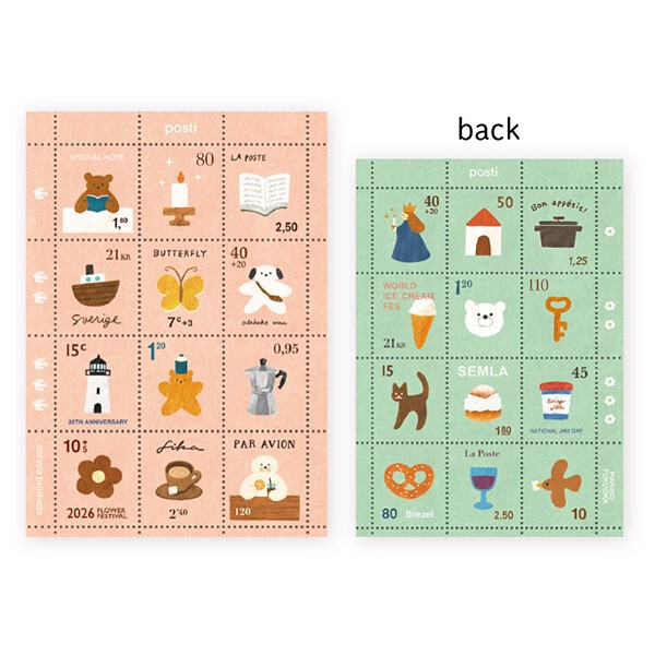【表現社】スタンプノート　tiny note  福岡麻利子