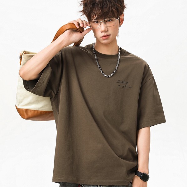 PC1156 メンズ Tシャツ トップス 半袖 ゆったり スポーツ  字母 ヴィンテージ 韓国風 2026春夏新作