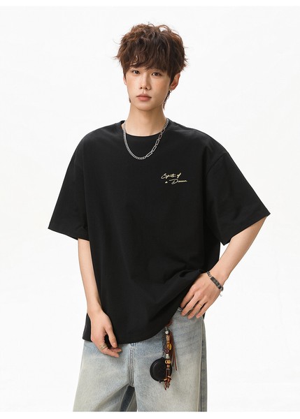 PC1156 メンズ Tシャツ トップス 半袖 ゆったり スポーツ  字母 ヴィンテージ 韓国風 2026春夏新作