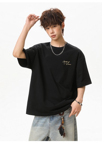 PC1156 メンズ Tシャツ トップス 半袖 ゆったり スポーツ  字母 ヴィンテージ 韓国風 2026春夏新作