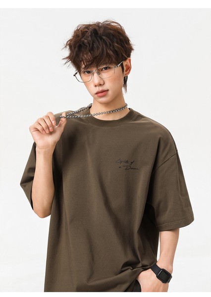 PC1156 メンズ Tシャツ トップス 半袖 ゆったり スポーツ  字母 ヴィンテージ 韓国風 2026春夏新作