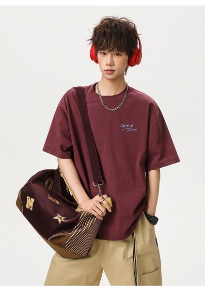 PC1156 メンズ Tシャツ トップス 半袖 ゆったり スポーツ  字母 ヴィンテージ 韓国風 2026春夏新作