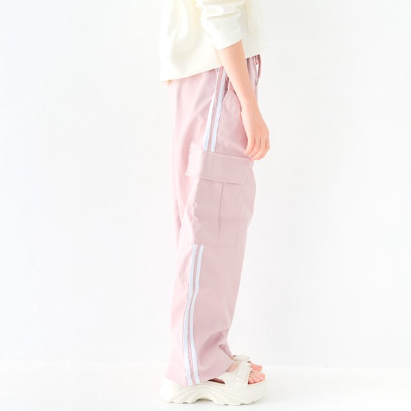 人気　120㎝-160㎝　　ソフトツイルラインカーゴパンツ　裾アジャスター付き　3763-1　3764-1