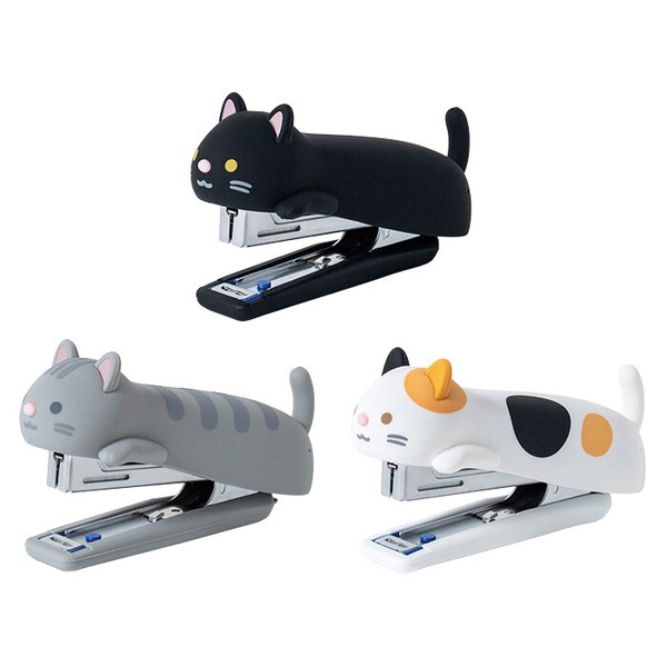 【マックス】シリコンホッチキス ねこ