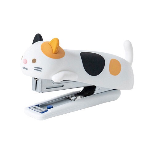 【マックス】シリコンホッチキス ねこ