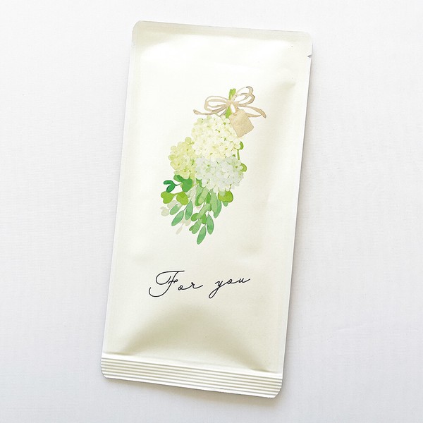 お茶メール（選べるメッセージ・紫陽花ﾌﾞｰｹ・和紅茶TB 3g×5P）【感謝/御礼/誕生日】