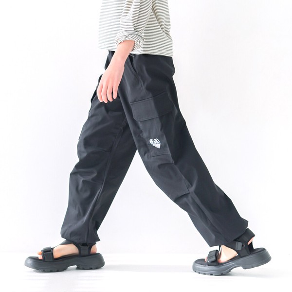 ジュニア140㎝-160㎝　ソフトツイル【ダブルウェスト】カーゴパンツ　3694　140㎝-160㎝