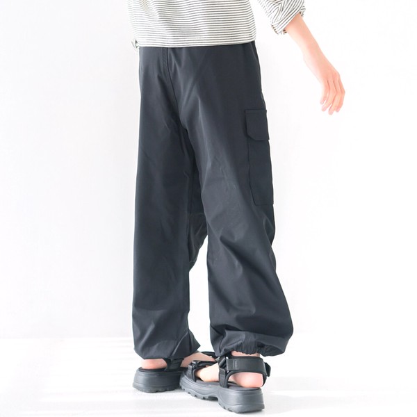 ジュニア140㎝-160㎝　ソフトツイル【ダブルウェスト】カーゴパンツ　3694　140㎝-160㎝