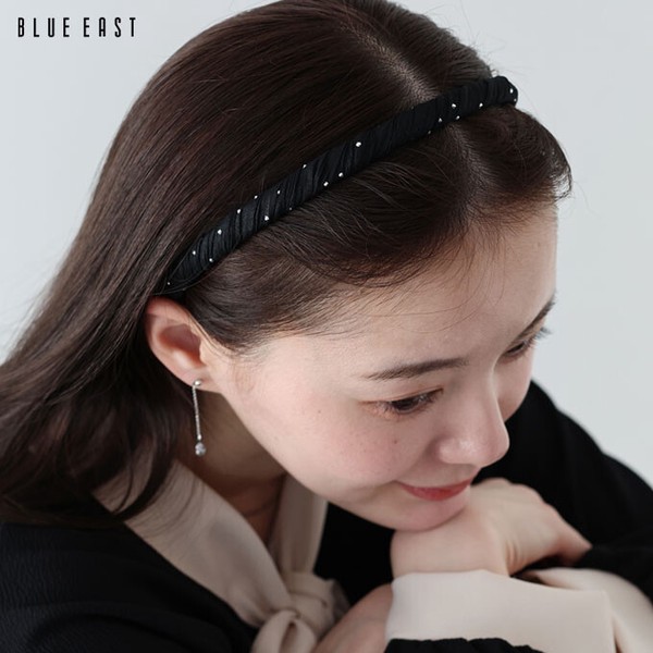 2026新作【スタッズ付きツイストカチューシャ】カチューシャ　ヘアアクセサリー　スタッズ
