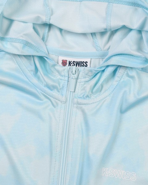 【K-SWISS/ケースイス】UVブロックぼかし柄パーカー★2026SS新作