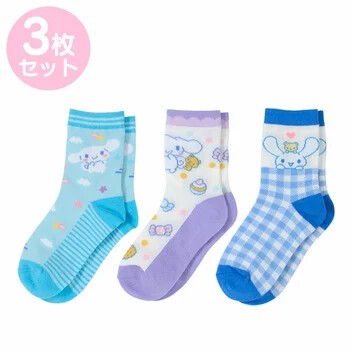 【サンリオ】キッズソックス3足セット