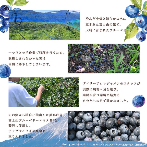 富士山ブルーベリー ハンドクリームDA 20g【日本製】【ミニサイズ】