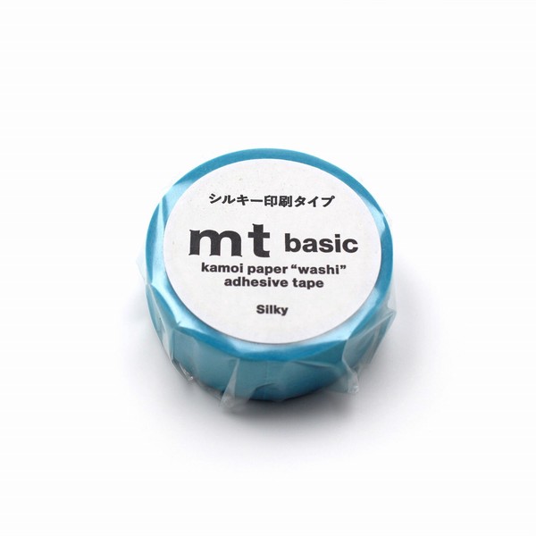 【カモ井加工紙】mt 1P　シルキーライトブルー   / マスキングテープ