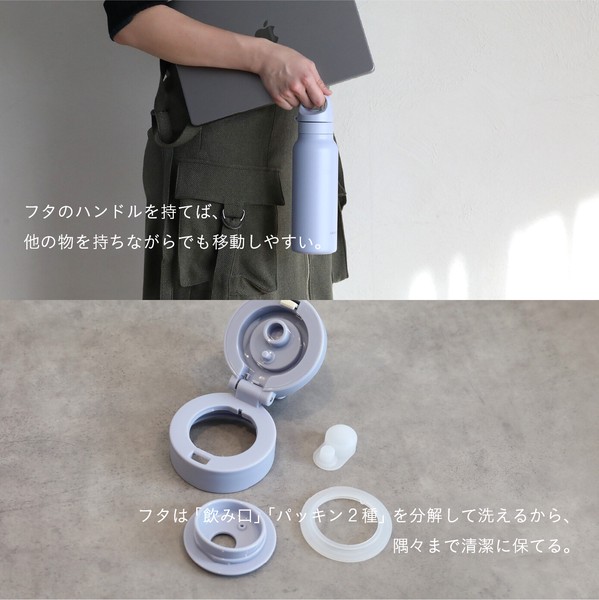 【公式】シービージャパン ELTO クイックオープンボトル 600 SANTECO シンプル お弁当 ランチ