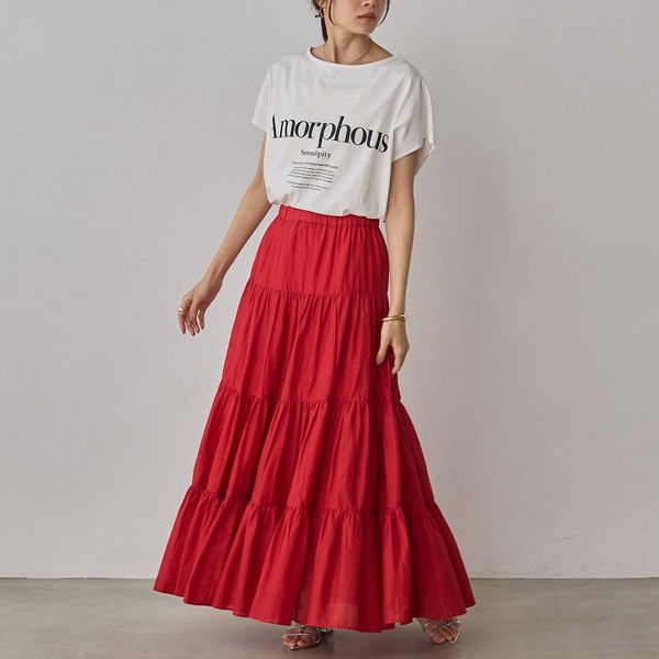 USAコットン 前後2WAY フレンチオーバーロゴTシャツ 2026新作 春夏