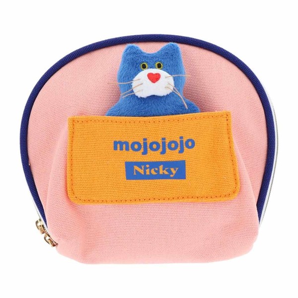 【ポーチ】mojojojo ぬいぐるみバッジ付きポーチ Nicky
